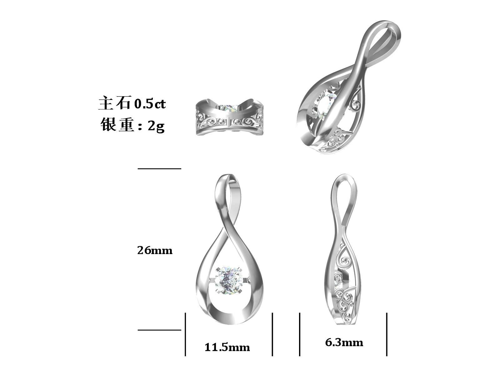 Set With Top-quality Moissanite,