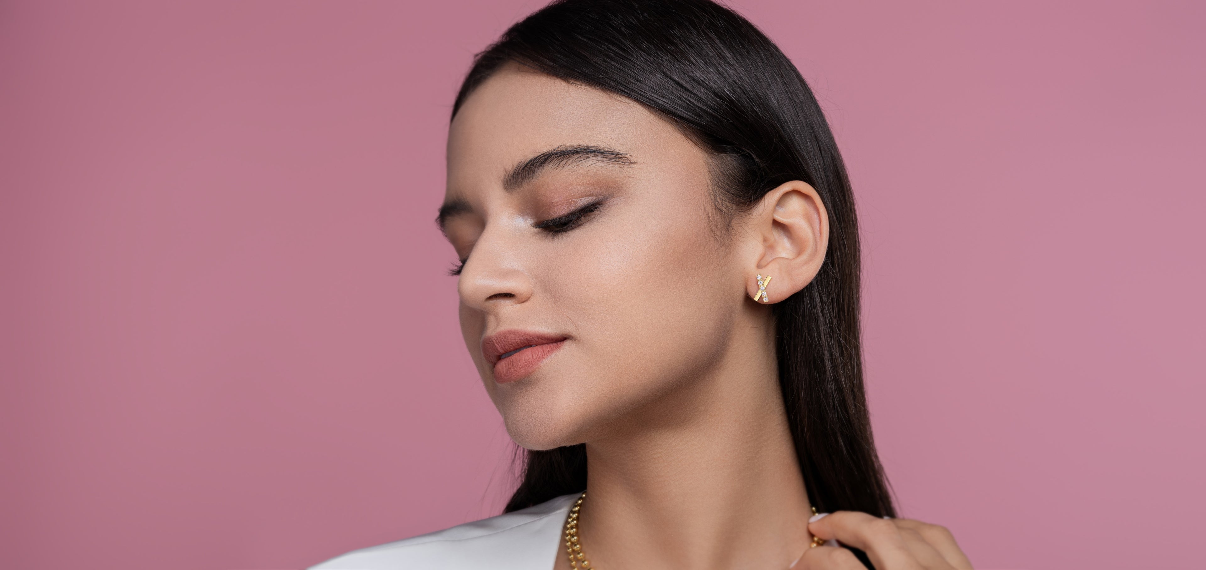 Silver Stud Earrings S925 Silver